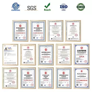 ได้รับการรับรองจาก SGS, ISO และ REACH