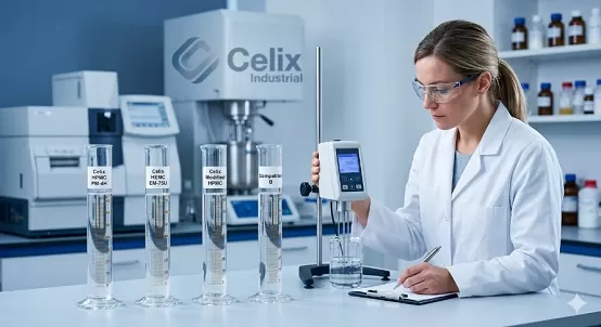 ห้องปฏิบัติการอุตสาหกรรม Celix ทำการทดสอบการไหลตัวและความเสถียรของสารเติมแต่งปูนปรับระดับตัวเอง ห้องปฏิบัติการอุตสาหกรรม Celix ทำการทดสอบการไหลตัวและความเสถียรของสารเติมแต่งปูนปรับระดับตัวเอง